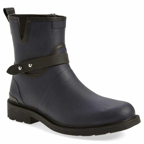 [rag & bone] Moto Rubber Rain Boots - Picture 2 of 8